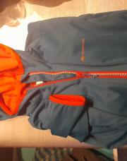 Veste légère bleue avec capuche Quechua taille 14 ans
