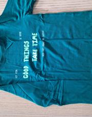 T-shirt longues manches  vert 5ans 