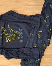 Pyjama bleu Dino 3 ans 