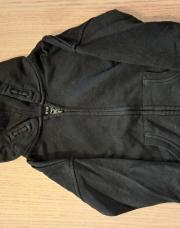 Sweat zippé noir 4 ans 