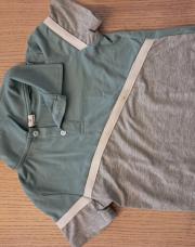 T-shirt popo vert gris 4 ans 