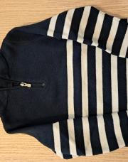 Pull rayé bleu blanc 5 ans 