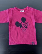 T-shirt longue manche Disney baby / 6 mois / Mickey rouge