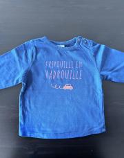 T-shirt longue manche TAO / 6 mois - 68 cm / Fripouille