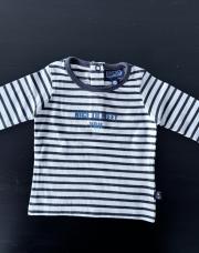 T-shirt longue manche Bumba / 6 mois - 68 cm / ligné biocotton