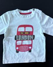 T-shirt longue manche Orchestra / 9 mois - 71 cm / London bus