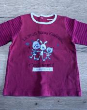 T-shirt longue manche Orchestra / 12 mois - 74 cm / Tousoux