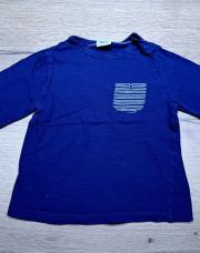 T-shirt longue manche TAO / 2 ans - 86 cm / Bleu marine