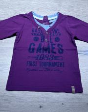 T-shirt longue manche TrickyTraks / 2 ans - 86 cm / Bordeau