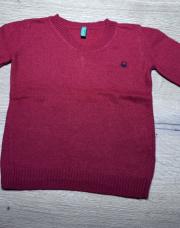 Pull United Colors of benetton / 2 ans - 86 cm / Rouge