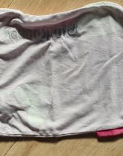 Puckababy couverture émaillottage 0-3 mois rose et cœur blanc 