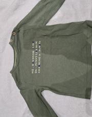 Blouse kaki jbc 18 mois