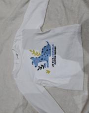 Blouse blanche chien 18 mois