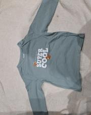 Blouse verte 6 mois
