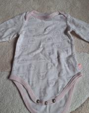Bodie Noukies blanc bord rose 9mois