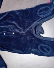Pyjama bleu velour 6 mois 