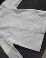 Pull blanc avec col taille 6 mois