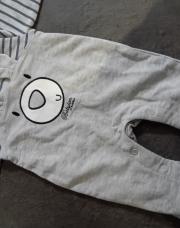 Pyjama gris neuf 0 mois 
