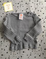 T-shirt ligné noir blanc Hema 56