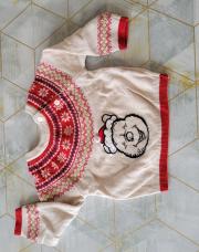 Pull de Noël ; Winnie l'ourson ; Primark ; T.68