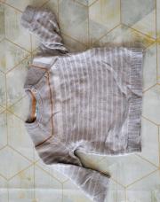 Pull gris ; Obaïbi ; T.68 