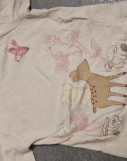 Sweat beige forêt t68 