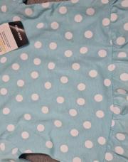 Sweat bleu à pois T 56