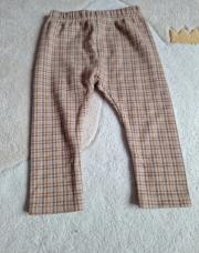 Pantalon à carreaux brun Kiabi 18mois