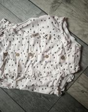 Body fille petit pois 1 mois 