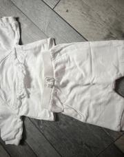 Ensemble pull pantalon filles blanc Kiabi 0 mois 