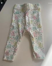 Legging blanc fleuri Kiabi - 3 mois 
