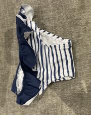 Culotté de maillot marin - 1/3 mois 