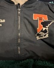 Veste bleu et gris tao 12ans 