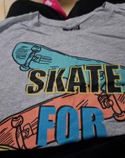 T-shirt skate 12ans 