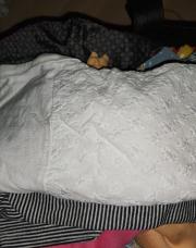 T shirt blanc dentelle 