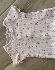 T-shirt rose pâle C&A 74cm