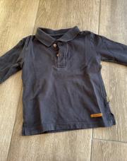 Polo Bess 80cm manches longues gris foncé 