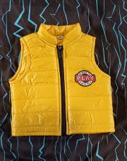 Veste 3mois jaune sans manche