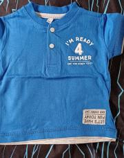 T-shirt 6m bleu 