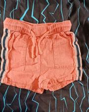 Short 9m TAO orange lignes 