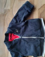 Blouson réversible ikks bleu rouge 74cm
