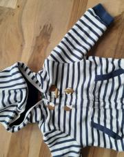 Veste marin à capuche obaibi 68cm