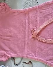 Robe rose papillon 