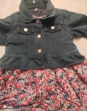 Ensemble robe et veste 6 mois