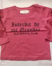 Tshirt manches longues 6 mois Interdit de Me Gronder