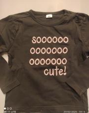 T shirt manches longues zeeman 80cm