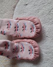 Chausson  avec chaussette rose18/20