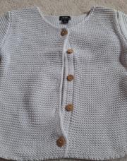 Gilet blanc kiabi 12mois