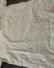 TEE shirt zeeman 116 turquoise pélican 