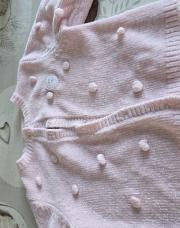 Gilet rose lapin 110 cm